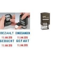 trodat datostempel Printy Dater 4850L "FAXT", blå-rød - til markedet: D - L - A - CH (51 4854)