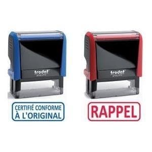 trodat tekststempelmaskine X-Print 4912 "CERTIFIE CONFORME A - til markedet: F / L - 1 stk (499209 4.0)