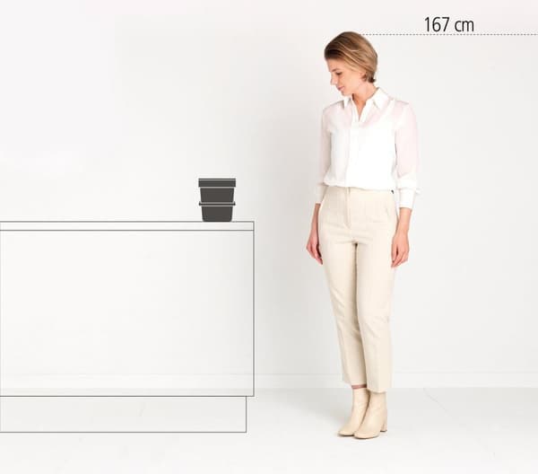 Brabantia Sort & Go Container 6l Tummanharmaa (109720)