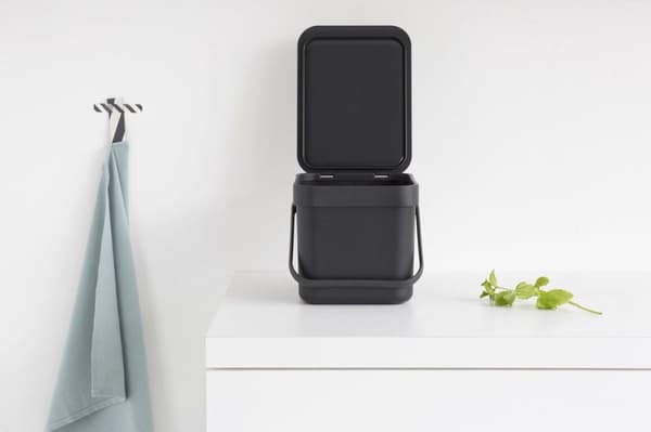 Brabantia Sort & Go Container 6l Tummanharmaa (109720)