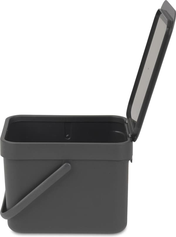 Brabantia Sort & Go Container 6l Tummanharmaa (109720)