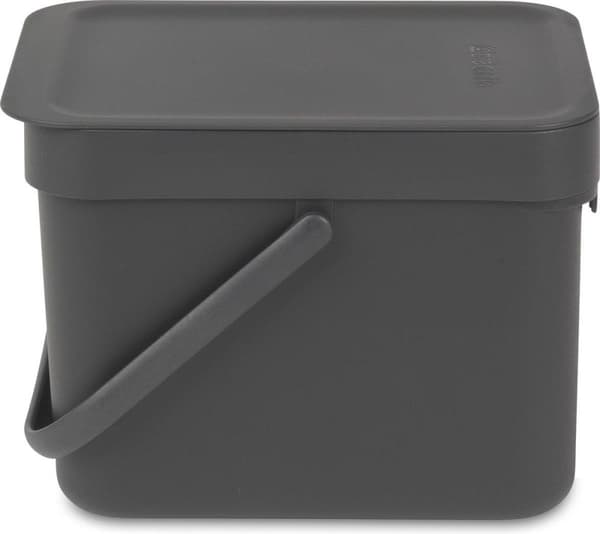 Brabantia Sort & Go Container 6l Tummanharmaa (109720)