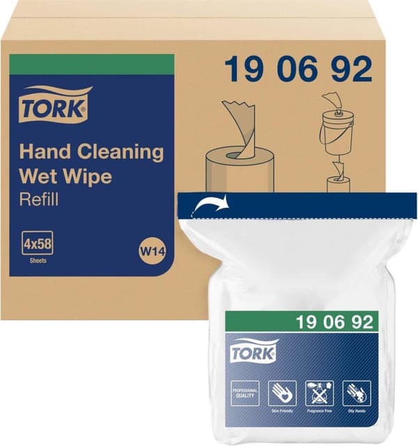 TORK 190692 handrengöringsservetter 58 st. (190692)