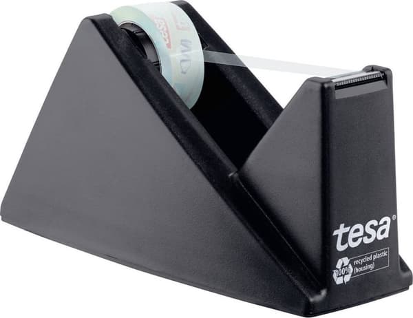 Tapeholder tesa 59045 sort med 1 rulle 19mmx10m | 1 styk