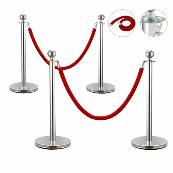 Stolpar, höjd 38 tum, guld- och silverdesign, stabil bas, B