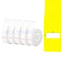 Pikkukuva 1 / 2: Etikettitarra Paperirulla, valkoinen väri, yhteensopiva D11 D110 D101 tulostimien kanssa, 5 valkoista 15x50mm kokoa