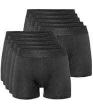 Resteröds 10-pack Gunnar Bamboo Boxer Black-2