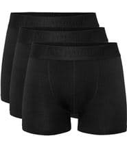 Resteröds 3-pack Organic Cotton Boxer Regular Leg Black