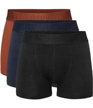 Resteröds 3-pack Gunnar Bamboo Orange/Darkblu
