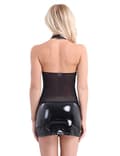 Miniatyrbild 3 av 3: Sexig mini PVC dress i svart (M)