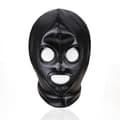 Miniatyrbild 1 av 3: Bondage mask Svart med snörning (ögon mun)