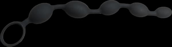 Svarta ANAL BEADS (analkulor)
