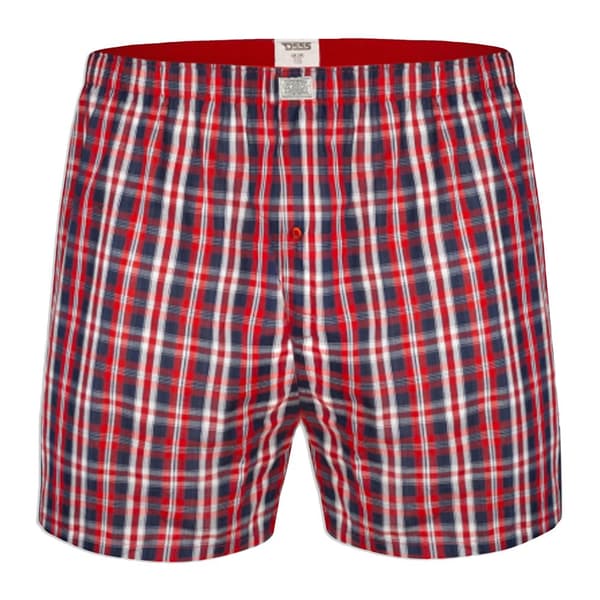Duke Mens D555 Plaid Woven Kingsize Boxer Shorts (Pack of 2)