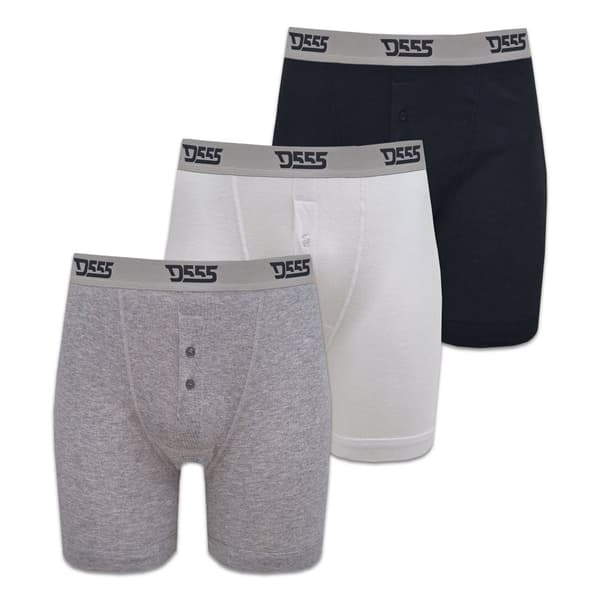 Duke Mens D555 London Driver Cotton Boxer Shorts (Pack of 3)