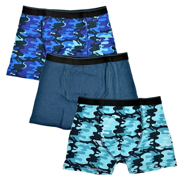 Tom Franks Boxershorts i camo til drenge (pakke med 3)