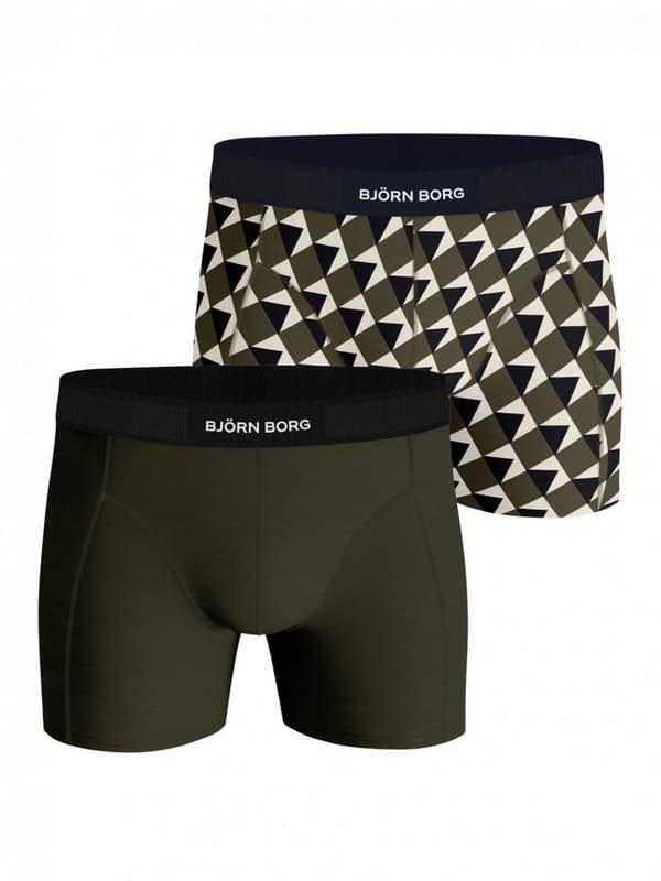 Björn Borg - 2-pack Boxer 10000991 MP004 Geometrisk Army S