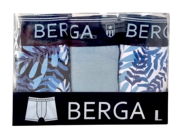 Carlsteins - Boxer 3-pack 420137 Svart/Aqua/Vit L