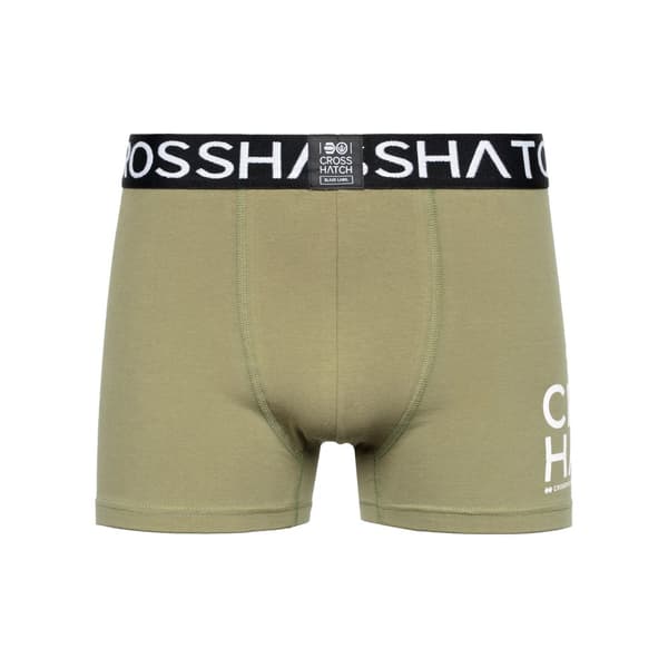 Crosshatch Mens Gridline Boxer Shorts (Pack of 3)