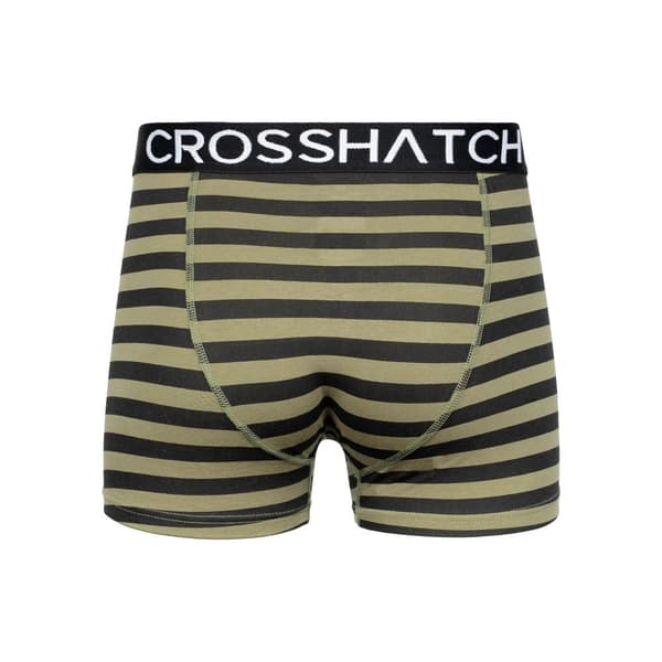 Crosshatch Mens Gridline Boxer Shorts (Pack of 3)