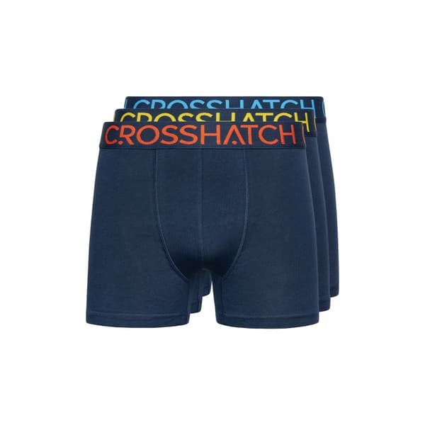 Crosshatch Mens Chasma Boxer Shorts (Pack of 3)