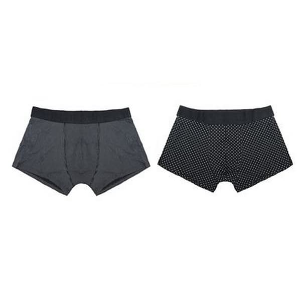 Wolf & Harte Boxershorts med fläckiga bambuer för män (2 st.)