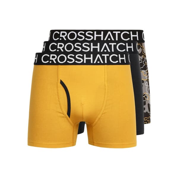Crosshatch Lynol boxershorts för herrar (3-pack)
