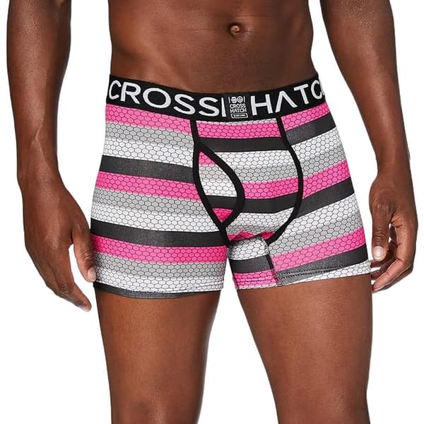 Crosshatch Mens Crystaline Boxer Shorts (Pack of 3)
