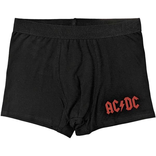 AC/DC Unisex boxershorts med logotyp för vuxna