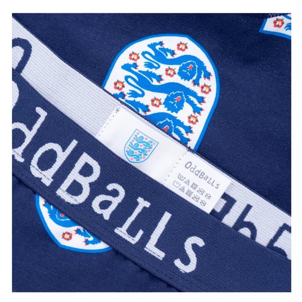 OddBalls Mens Classic England FA Boxer Shorts