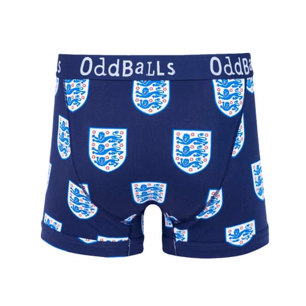 OddBalls Mens Classic England FA Boxer Shorts