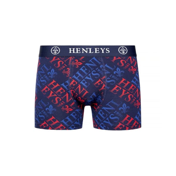 Henleys Rutlers Assorted Designs Boxershorts för herrar (Förpackning med 3 st)