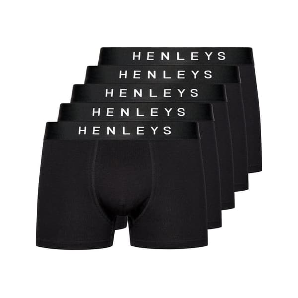Henleys Coalink Boxershorts för herrar (Förpackning med 5 st)