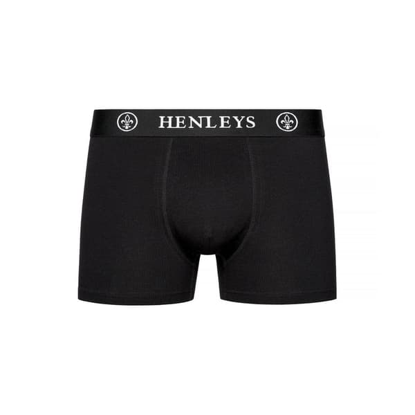 Henleys Mens McBlacken Boxer Shorts (Pack of 3)