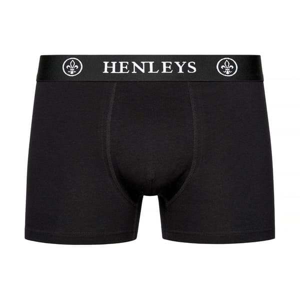 Henleys Mens McBlacken Boxer Shorts (Pack of 12)