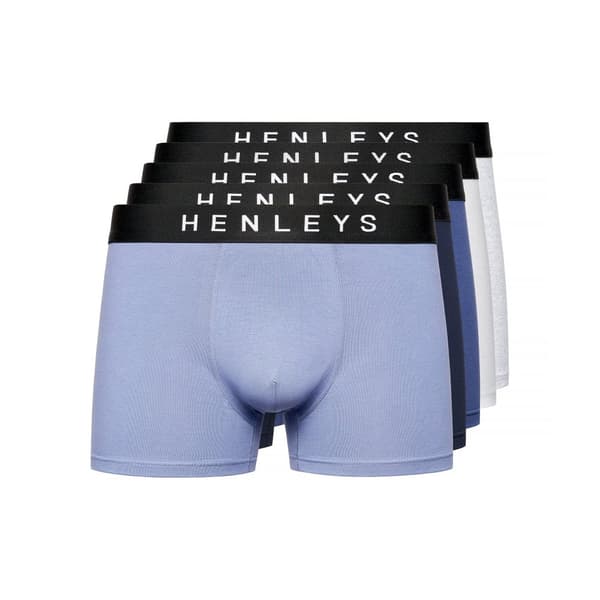 Henleys Boxershorts Inkset Marl för herrar (Förpackning med 5 st)