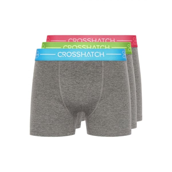 Crosshatch Astral Bright Marl Boxershorts för herrar (Förpackning med 3 st)