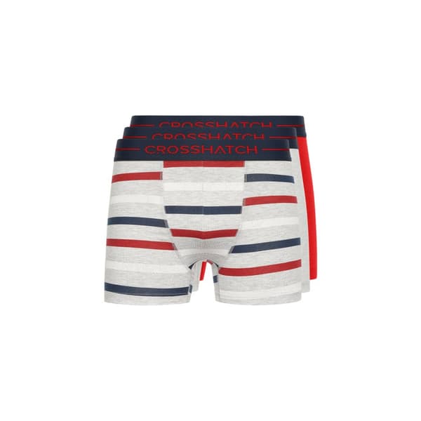Crosshatch Mens Warbler Boxer Shorts (Pack Of 3)