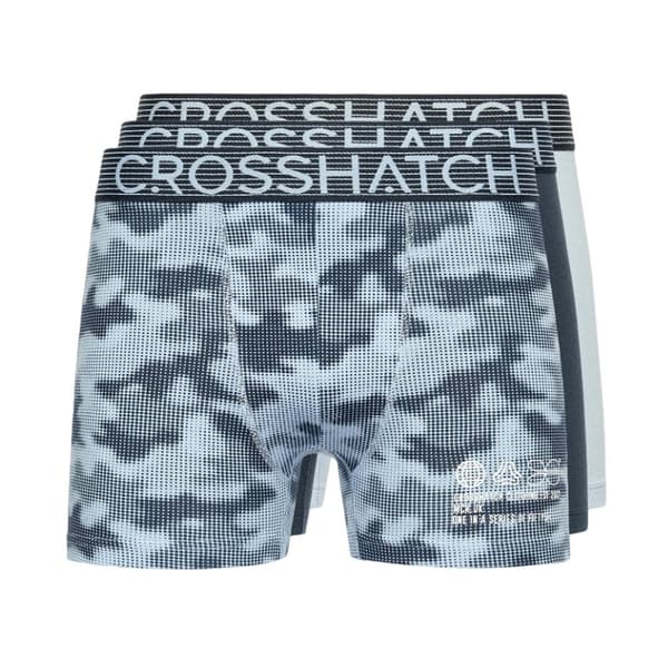 Crosshatch Guillemot Boxershorts för herrar (Förpackning med 3 st)