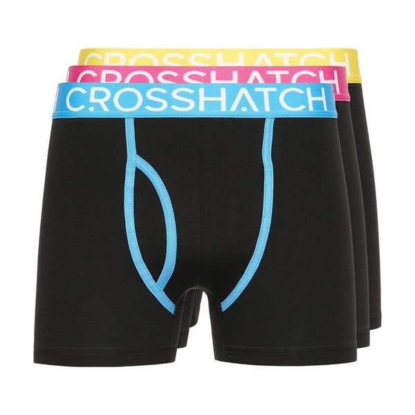 Crosshatch Mens Trioglow Boxer Shorts (Pack of 3)