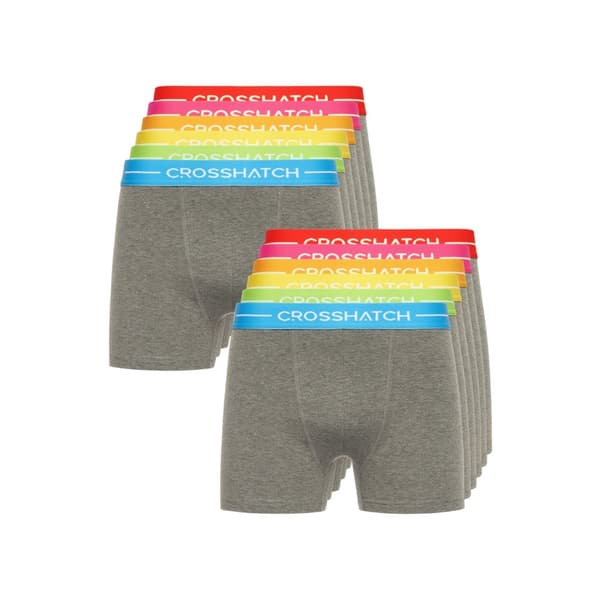 Crosshatch Astral Boxershorts för herrar (Förpackning med 12 st)