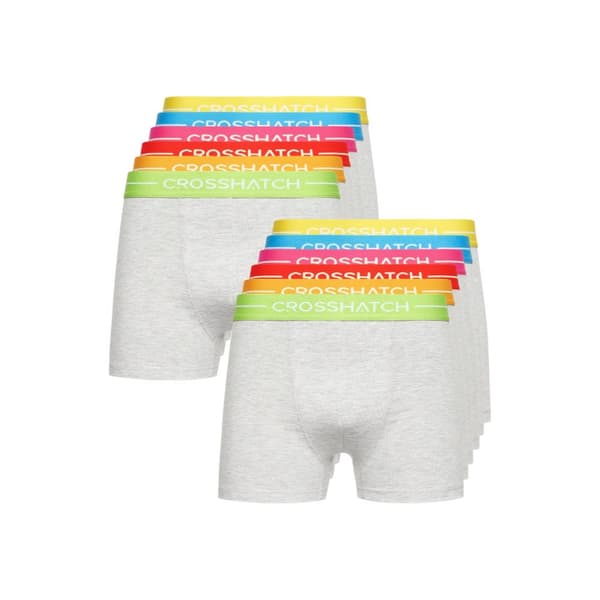 Crosshatch Astral Boxershorts för herrar (Förpackning med 12 st)