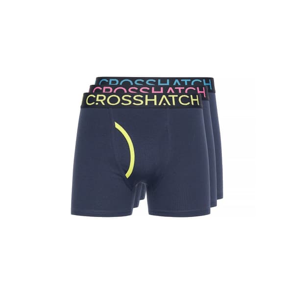 Crosshatch Mens Trioglow Boxer Shorts (Pack of 3)