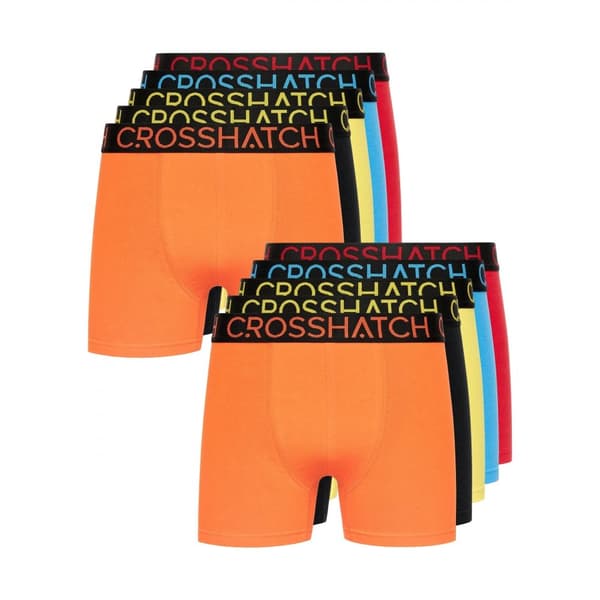 Crosshatch Highlighter Boxershorts för herrar (Förpackning med 12 st)