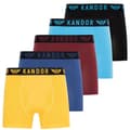 Miniatyrbilde 1 av 4: Kandor Mens Bambers Bamboo Boxer Shorts (Pack of 5)