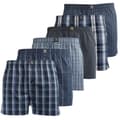 Miniatyrbilde 1 av 4: Kandor Mens Nightling Woven Boxer Shorts (Pack of 6)