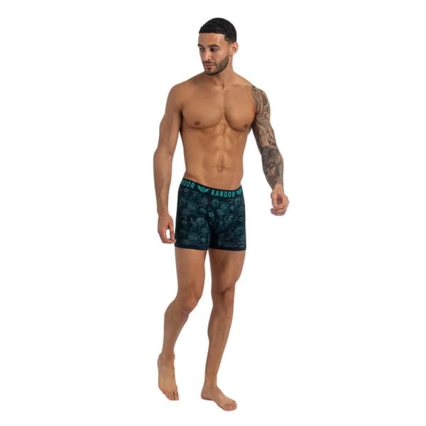 Kandor Mens Florid Boxer Shorts (Pack of 7)