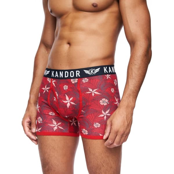 Kandor Mens Florid Boxer Shorts (Pack of 7)