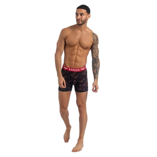Kandor Florid Boxershorts för herrar (Förpackning med 7 st)