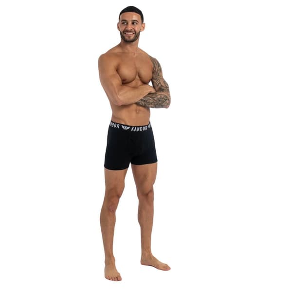 Kandor Mens Camobee Bamboo Boxer Shorts (Pack of 5)