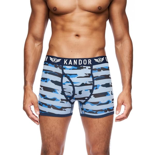 Kandor Mens Camobee Bamboo Boxer Shorts (Pack of 5)